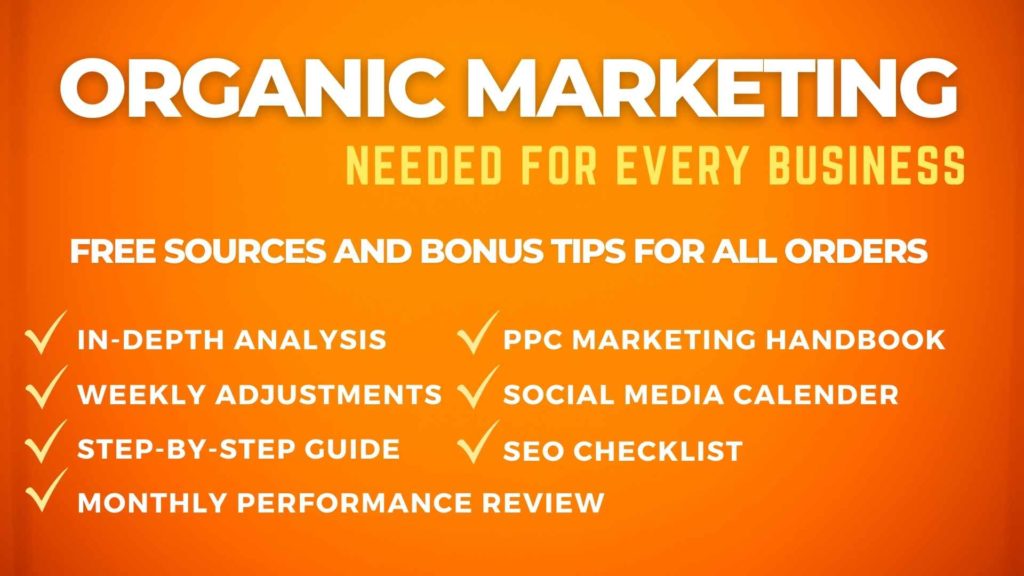 Organic marketing service